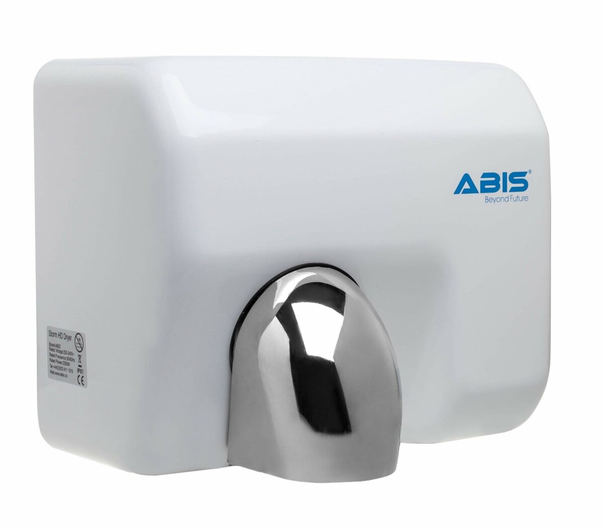 Storm Stainless Steel Commercial Hand Dryer - White - ABIS