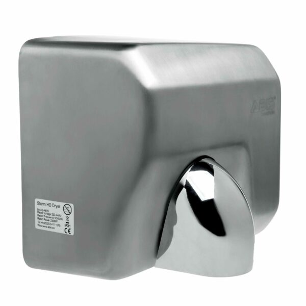 Storm Stainless Steel Commercial Hand Dryer - Chrome - ABIS