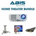 Professional Projector Bundle- Projector + Screen + Ceiling Mount + HDMI Cable - ABIS