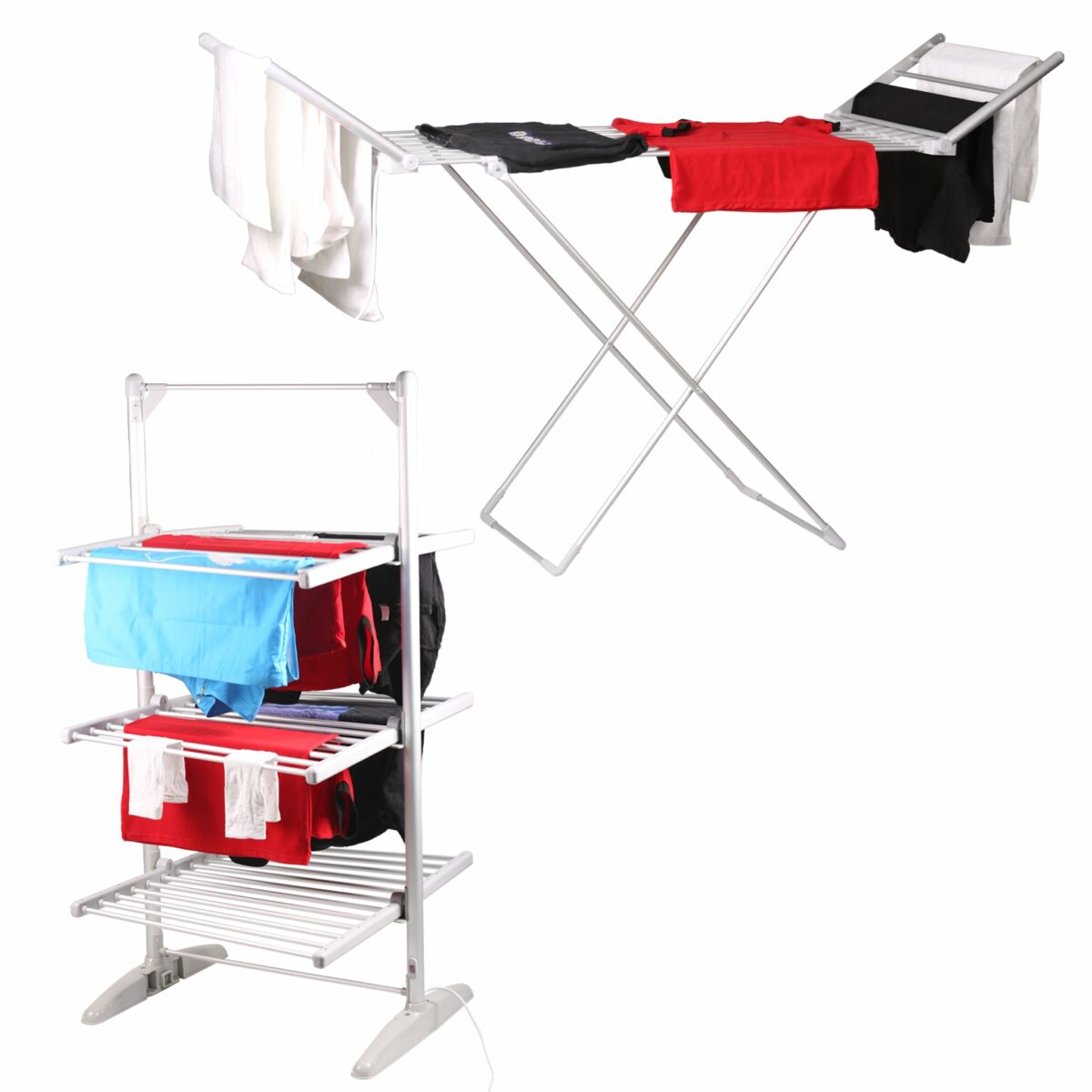 Heated Clothes Airer Drying Rack Electric 2 for 1 Bundle Deal - ABIS