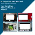 120" Manual Projector Screen & Projector Bundle with Android TV Stick for Home - Complete Set - ABIS